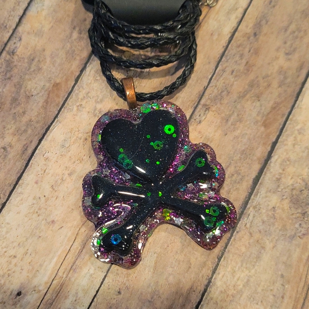 Heart with Crossbones Necklace